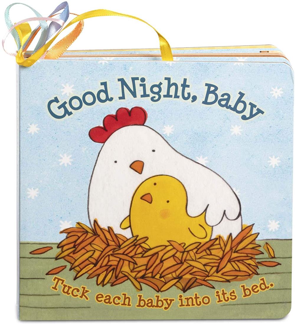 Melissa and Doug Children's Book - Good Night, Baby (Board Book with 5 Play Tags to Tuck into Pocket