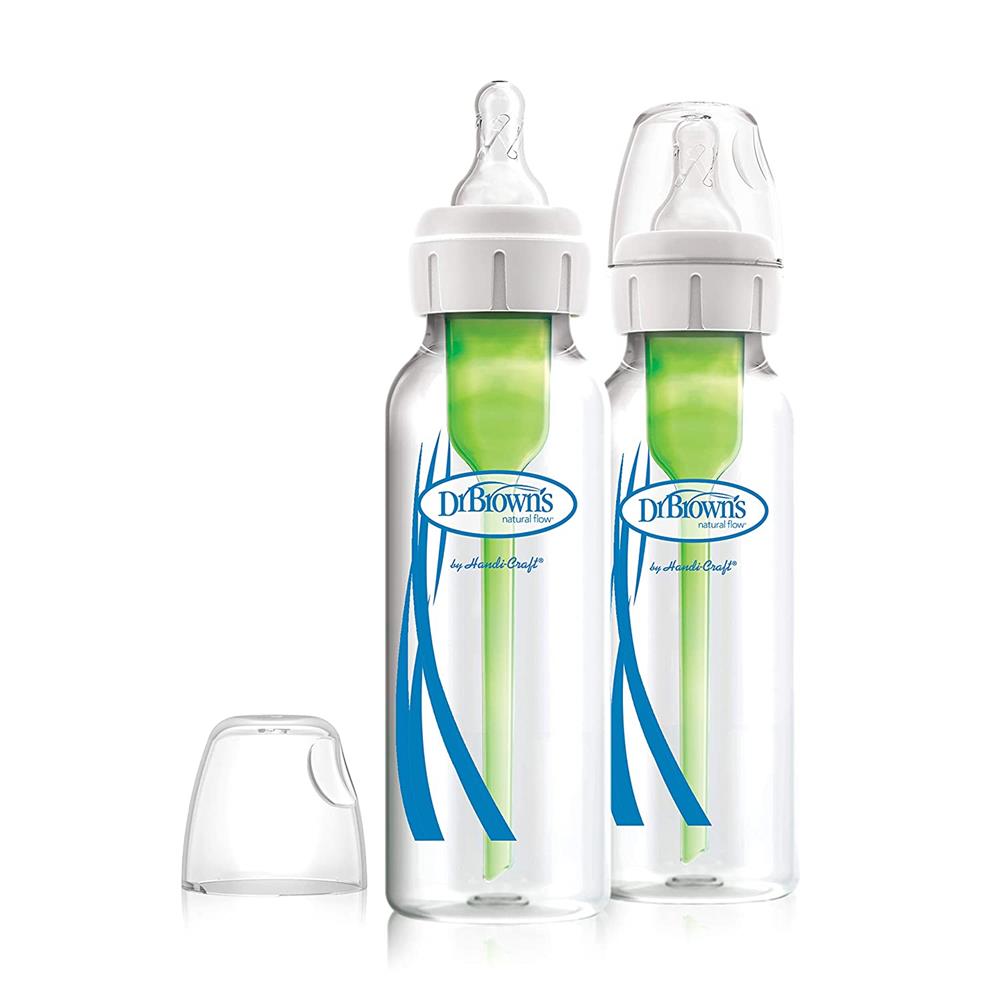 Dr Brown - Natural Flow Standard Baby Bottle 2oz/60ml