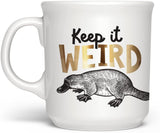 Genuine Fred 16-Ounce, Keep It Weird Coffee Mug