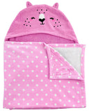 Carters Cat Hooded Terry Towel