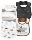 Carters 4-Pack Woodland Creatures Teething Bibs