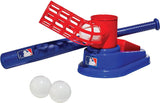 Franklin MLB Pop A Pitch Baseball Batting Machine with Youth Bat + 3 Plastic Baseballs