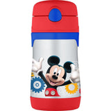 Thermos Stainless Steel 10-Ounce Straw Bottle, Mickey Mouse Clubhouse