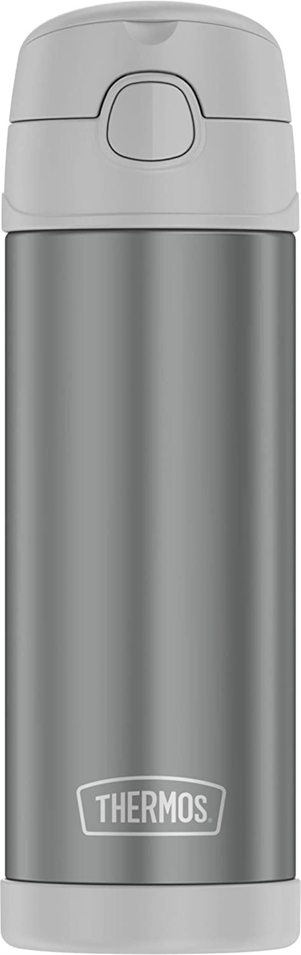 Thermos Funtainer 16 Ounce Stainless Steel Bottle with Wide Spout