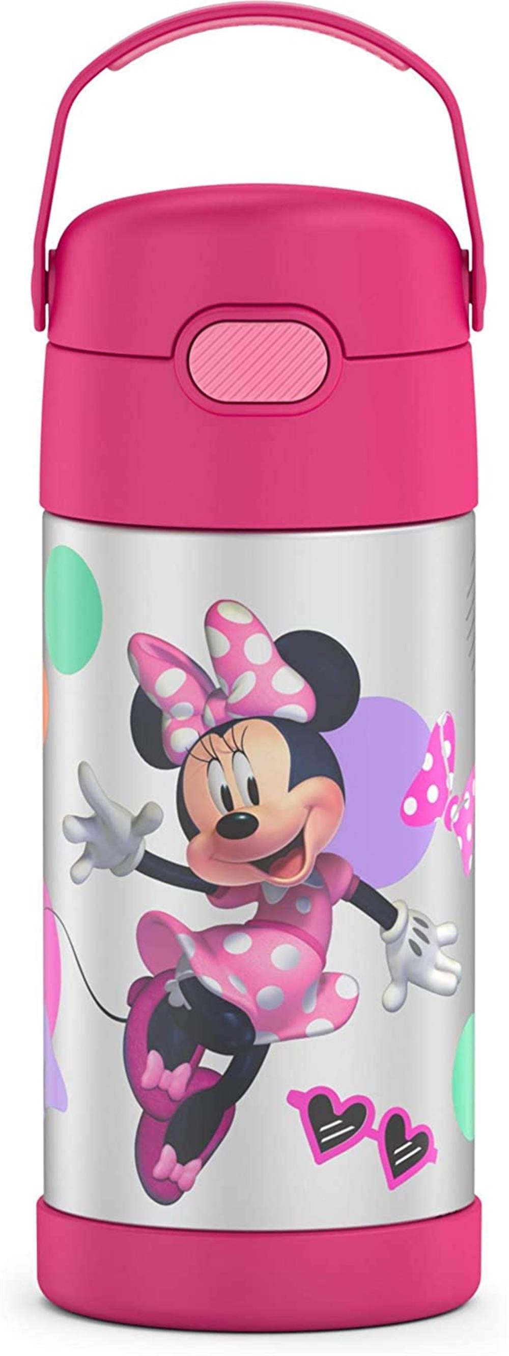 Thermos FUNTAINER 12 Ounce Stainless Steel Straw Bottle, Minnie Mouse – S&D  Kids