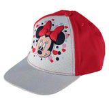 Disney 3D Minnie Mouse Baseball Cap with Glitter Rim