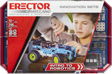 Meccano Erector, Intro to Robotics Innovation Set, S.T.E.A.M. Building Kit with Sensors and Real Mot