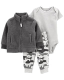 Carters 3-Piece Sherpa Jacket Set