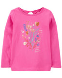 Carters Flower Jersey Tee