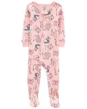 Carters 1-Piece Animals 100% Snug Fit Cotton Footie PJs