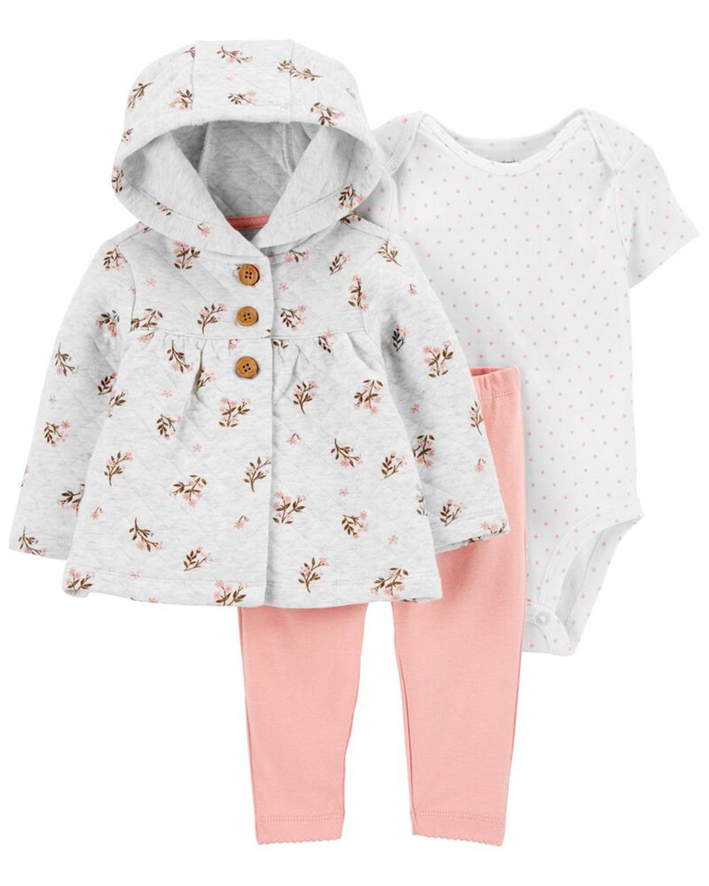 Carters 3-Pack Quilted Little Cardigan Set