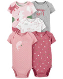 Carters 5-Pack Daddy's Girl Short-Sleeve Bodysuits