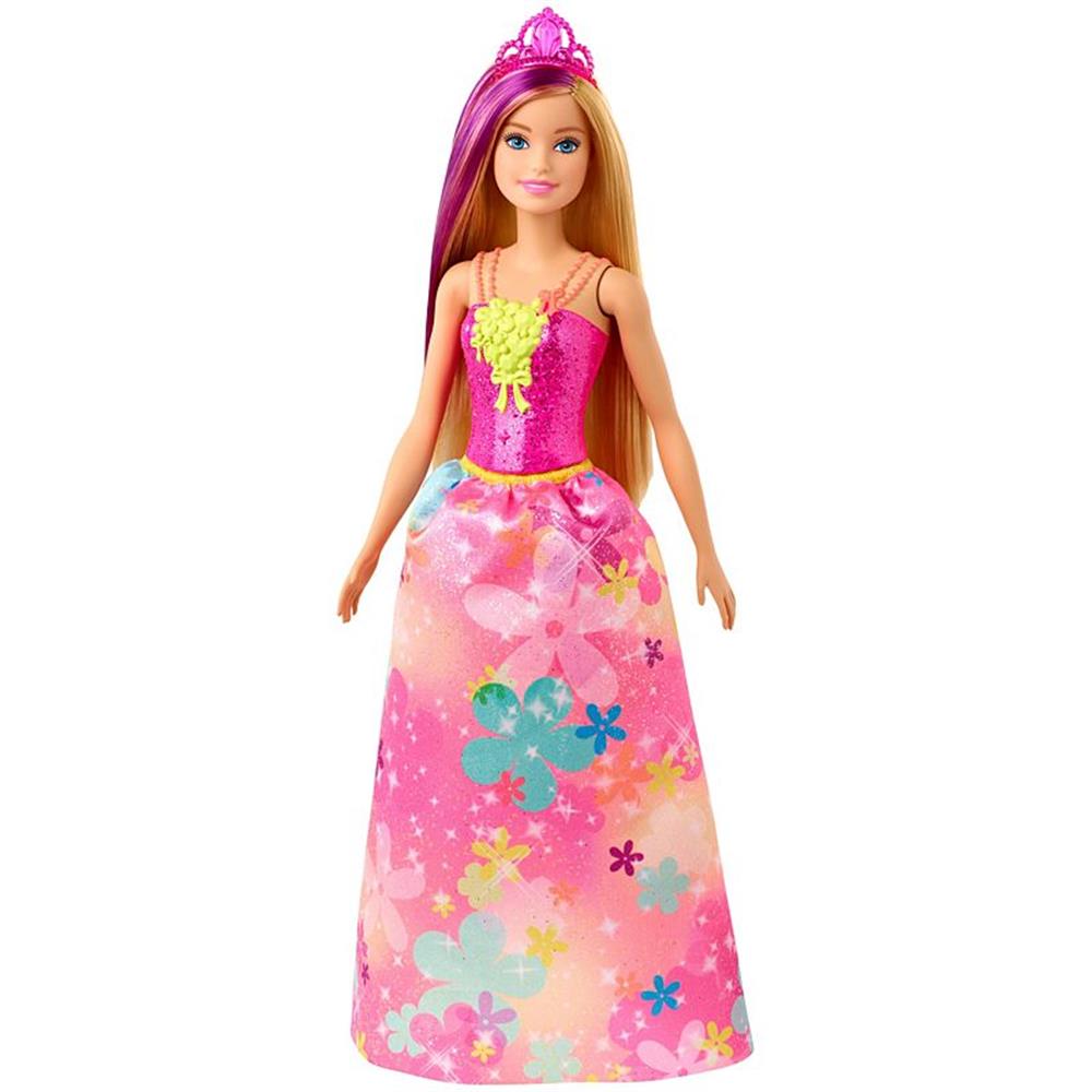 Mattel Barbie Dreamtopia™ Princess Doll, 12-inch, Blonde with Purple Hairstreak