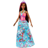 Mattel Barbie Dreamtopia™ Princess Doll, 12-inch, Brunette with Pink Hairstreak