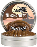 Crazy Aarons Thinking Putty: Dino Poop Brown Sparkle - 3.2 Ounce