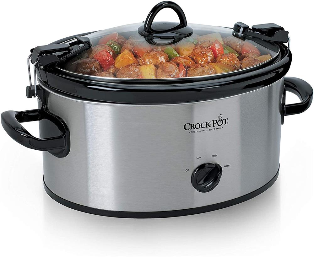 Crock-Pot SCCPVL600-S Crockpot, 6 Qt, Stainless