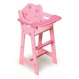 Badger Basket Blossoms & Butterflies Doll High Chair in Pink