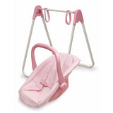 Doll Swing w/ Portable Carrier Seat in Pink/Gingham