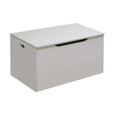 Badger Basket Flat Bench Top Toy and Storage Box – White
