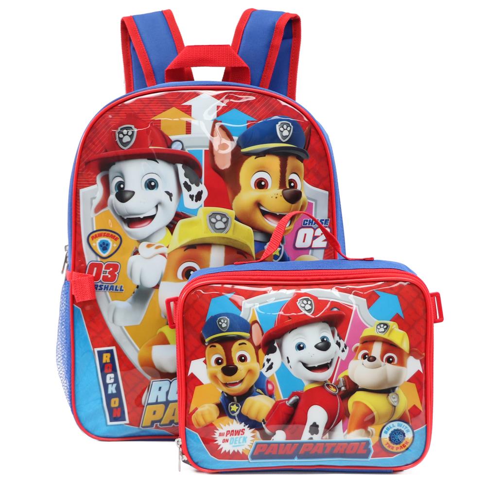 Nickelodeon Paw Patrol Backpack with Lunch – S&D Kids