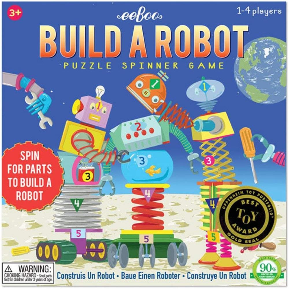 eeBoo: Build A Robot Spinner Puzzle Game
