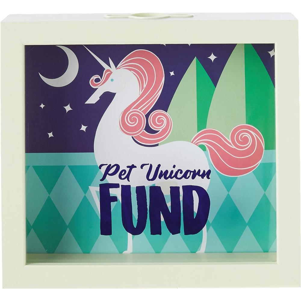 Boston Warehouse Rainy Day Fund Savings Bank Unicorn, 8 x 7 Inches