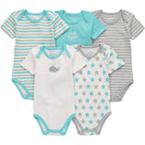 Wan-A-Beez 5 Pack Short-Sleeve Bodysuits