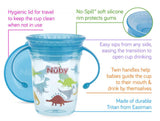Nuby Tritan No Spill 2 Handle 360º Printed Wonder Cup, 8 oz