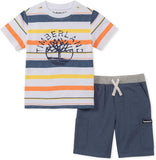 Timberland Stripe Logo Short Set