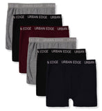 Urban Edge Mens Underwear Boxer Briefs, 6-Pack
