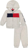 Tommy Hilfiger Boys Chest Logo Zip Hooded Jog Set