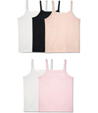 Fruit of the Loom Girls 7-16 5-Pack Tag-Free Camis