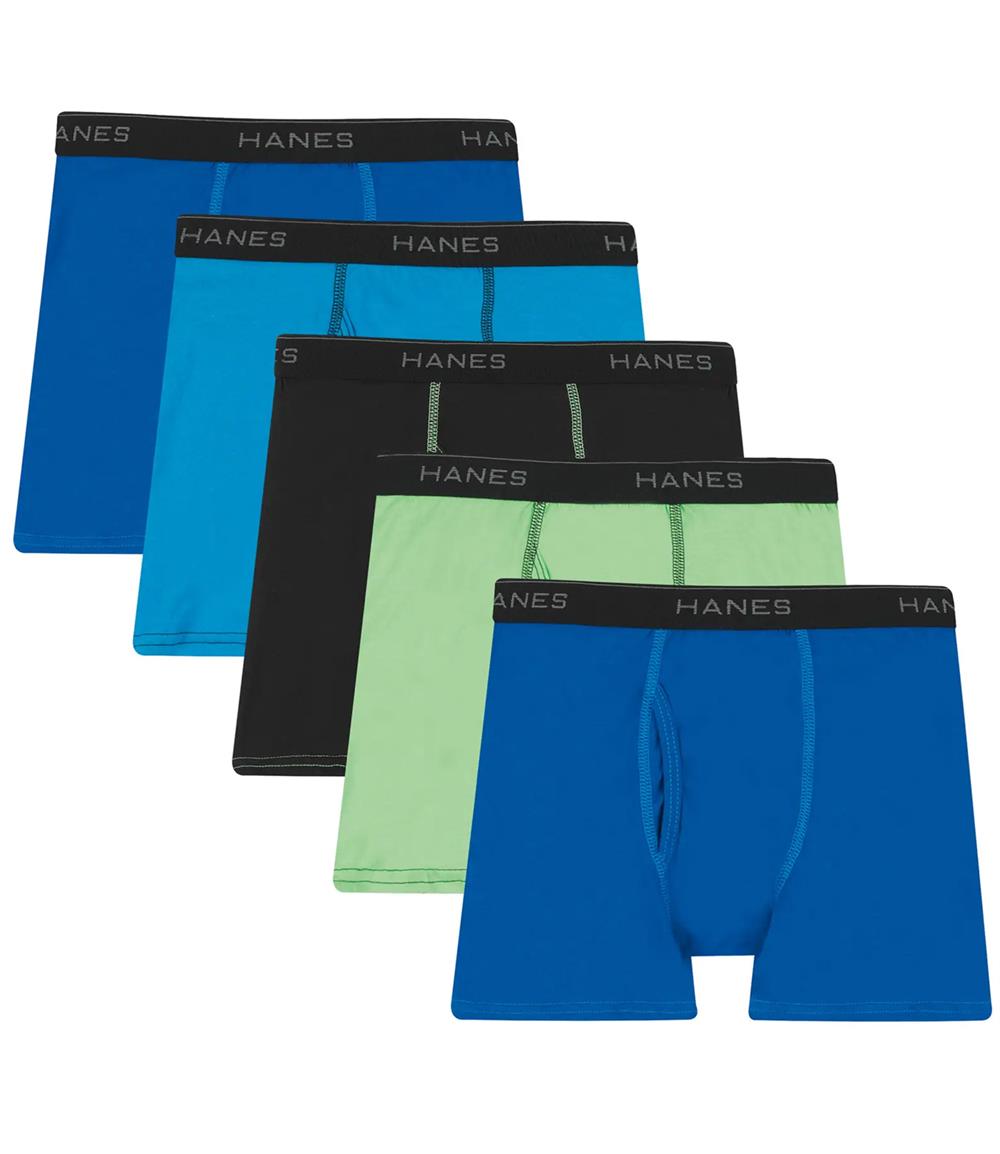 Hanes Toddler Boys' Boxer Brief Underwear, 7-Pack Assorted 2/3T