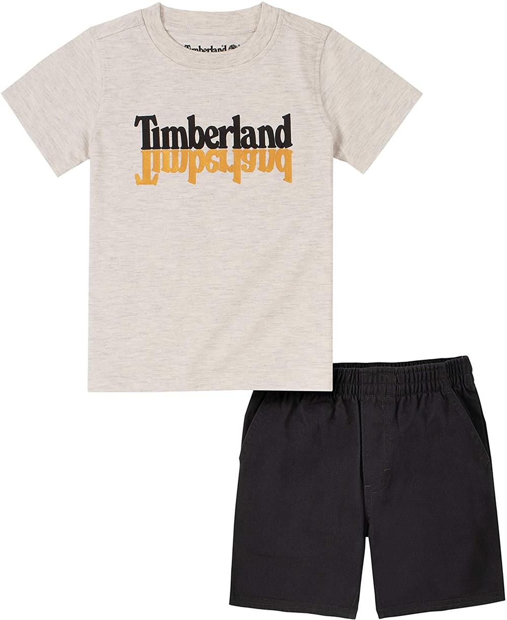 Timberland Boys 2T-4T T-Shirt Short Set