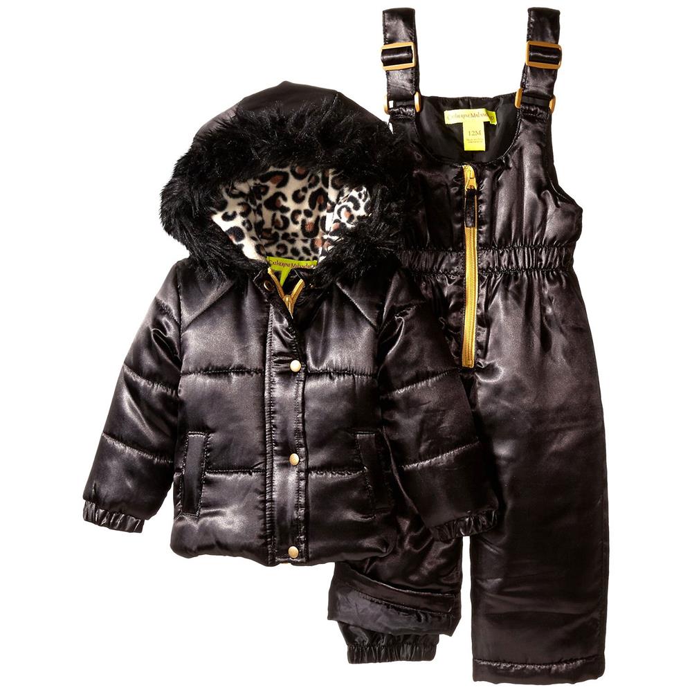 Catherine Malandrino Girls 2T-4T Leopard Snowsuit