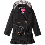 Pink Platinum Girls 7-16 Ruffled Trench Coat