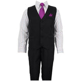 Vittorino Boys 2T-16 4 Piece Suit Set