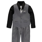 Vittorino Boys 4-7 4-Piece Suit Vest Set