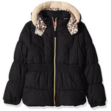 Pink Platinum Little Girls 4-6X Faux Fur Quilted Cheetah Jacket