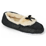 Chatties Girls 7-16 Faux Fur Glitter Slippers