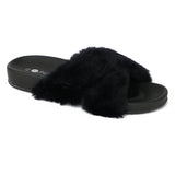 Chatties Fur Slide Sandal