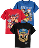 Nickelodeon Boys' 2T-7 Paw Patrol Multi Pack T-Shirt Bundle