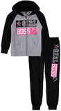 Star Ride Girls 7-16 Hooded Zip Front Sweatshirt Jogger Set
