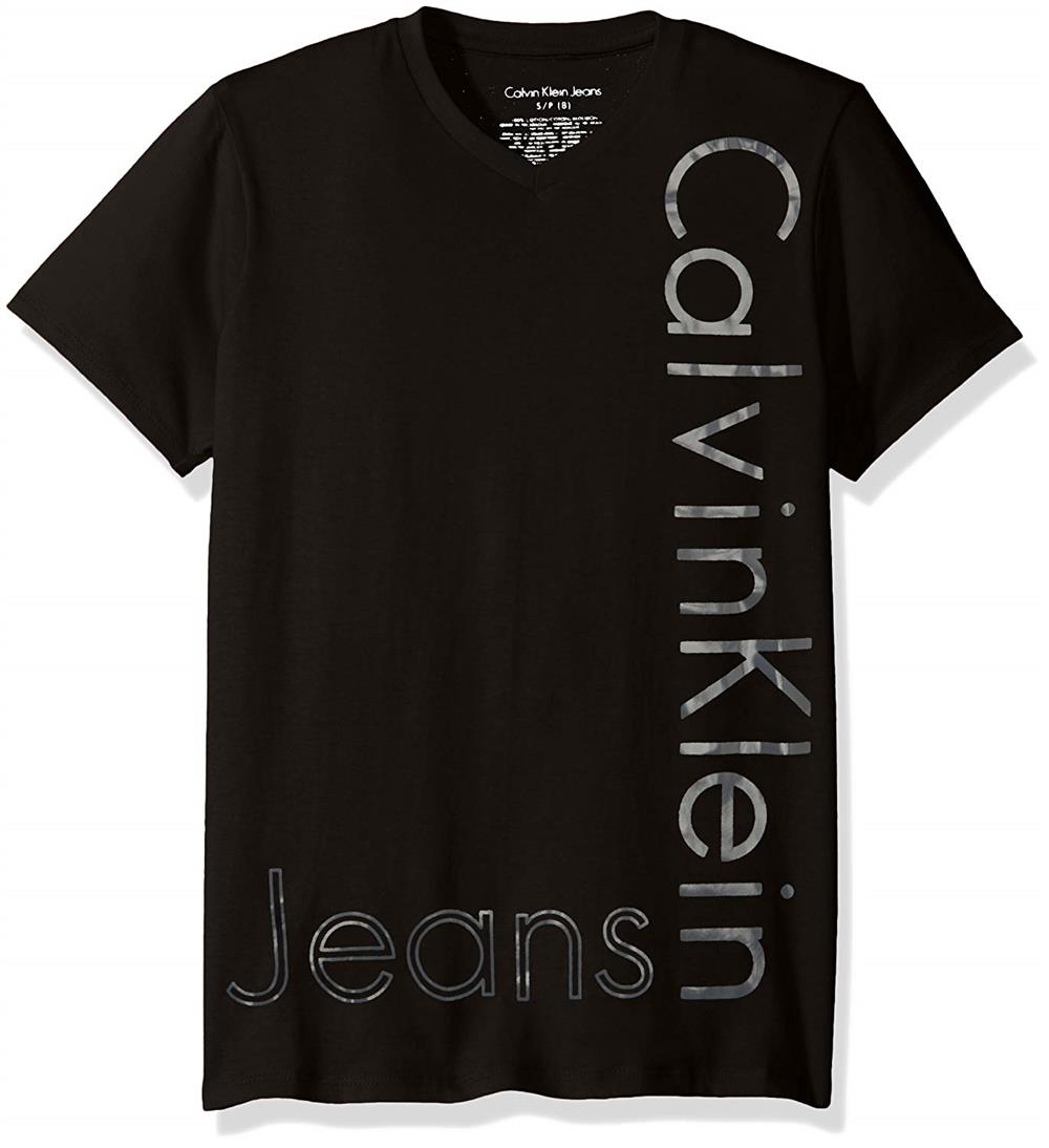 Calvin Klein Boys New Icon Short sleeve T Shirt