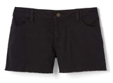 French Toast Girls 7-16 Twill Frayed Short