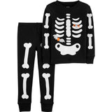 Carters Boys 2T-4T Skeleton Cotton Pajama Set