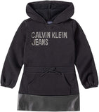 Calvin Klein Girls 4-6X Long Sleeve Fleece Dress