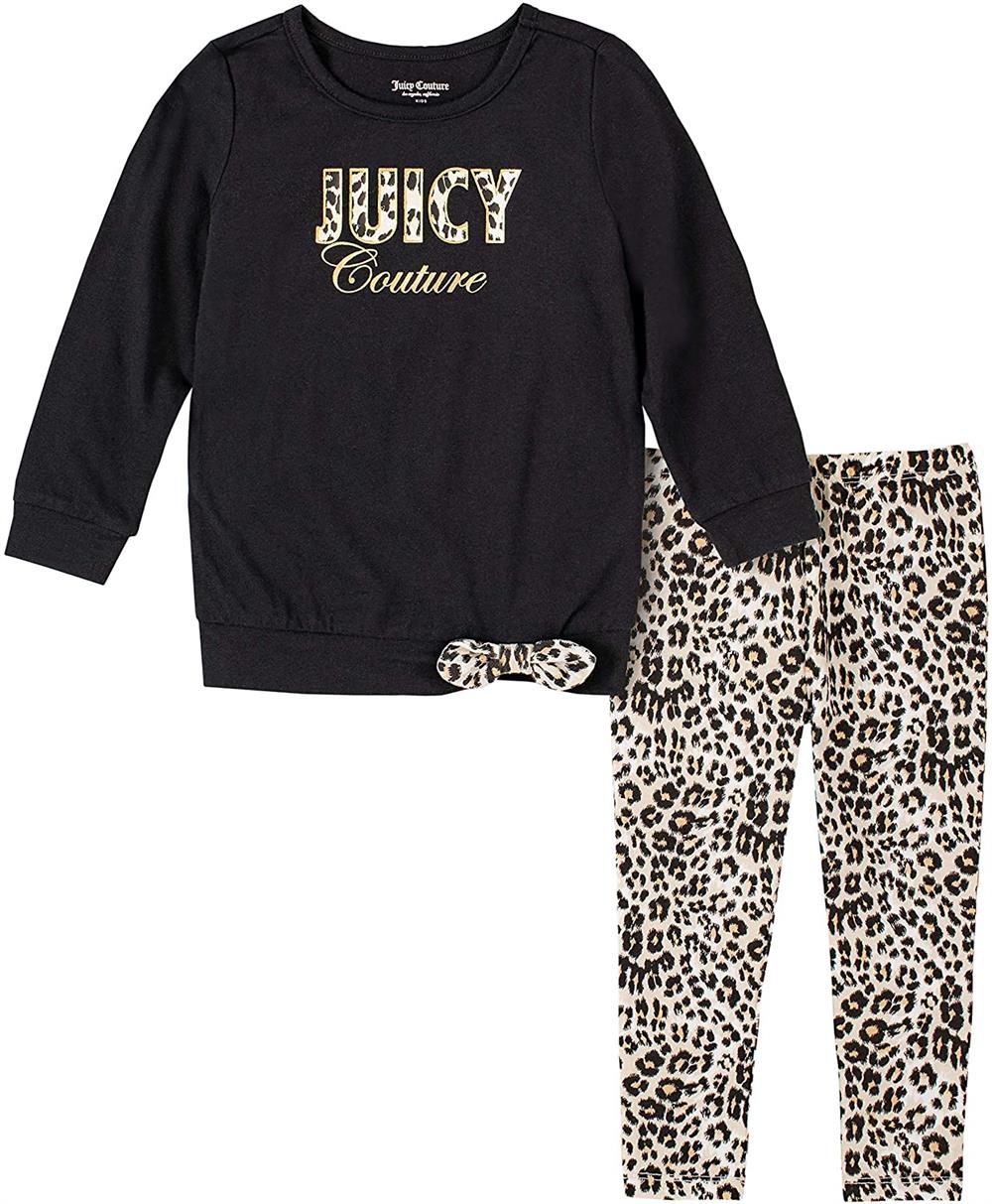Juicy Couture Girls 4-6X Leopard Legging Set
