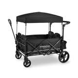 Wonderfold X4 Push + Pull Quad Stroller Wagon w Magnetic Harness
