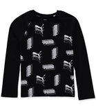 PUMA Boys 8-20 Long Sleeve Raglan T-Shirt